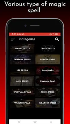 Black Magic Spell android App screenshot 2